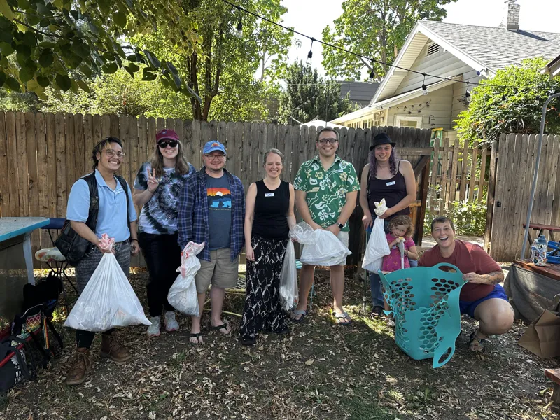 Trash walk paired with community brunch!