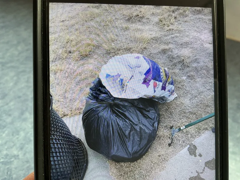 King size comforter pulled out of the river!