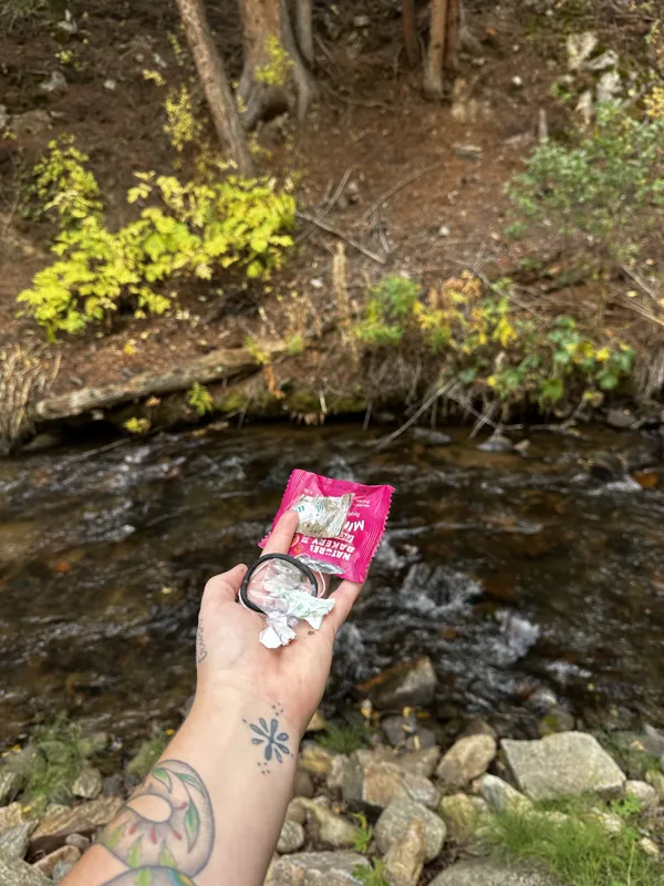 Mountain trash